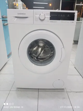 LAVADORA DAEWOO Blanca 7kg 1000rpm