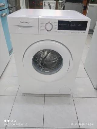 LAVADORA DAEWOO Blanca 7kg 1000rpm