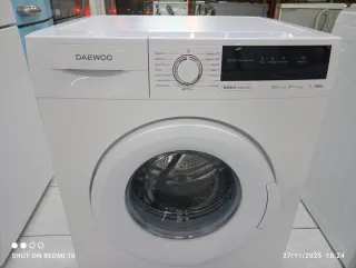 LAVADORA DAEWOO Blanca 7kg 1000rpm
