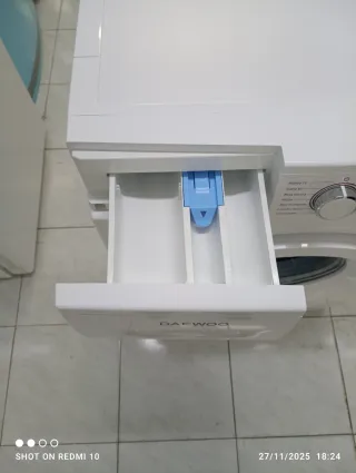 LAVADORA DAEWOO Blanca 7kg 1000rpm