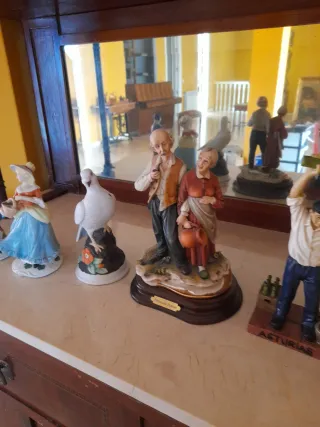 Figuras decorativas vintage - 8 unidades