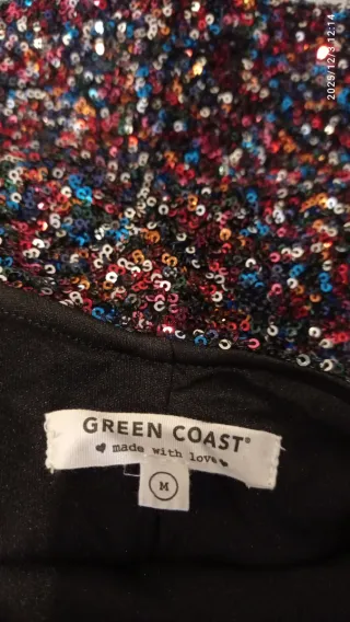 Camiseta fiesta lentejuelas mujer