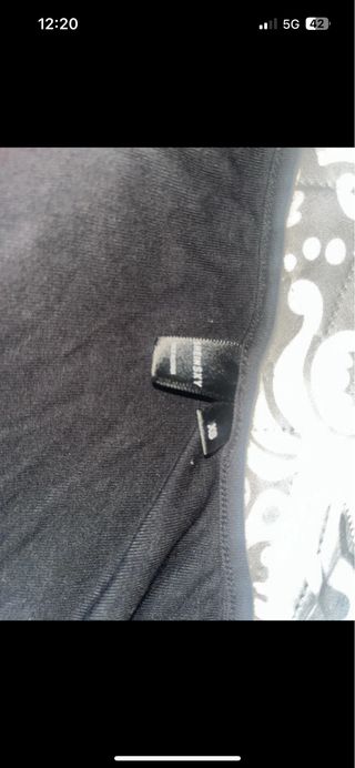 Top Negro Shein Manga Larga