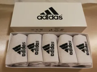 5 Calcetines Adidas Blancos Talla Única