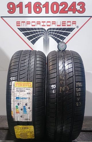 195 50 15 V PIRELLI RUEDA AL 90% VIDA UTIL