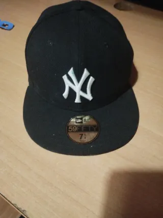 Gorra New Era NY Negra Talla 7 1/4