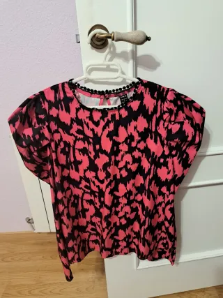 Blusa Shein estampado animal print
