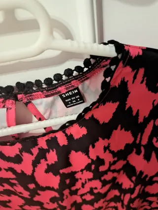 Blusa Shein estampado animal print