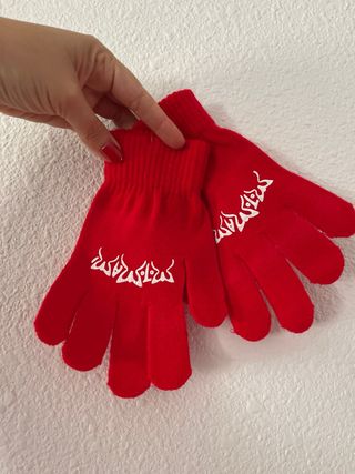 Guantes Motomami Rojos Invierno