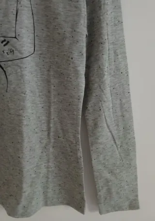 Nuevo LOIS Camiseta gris Talla L