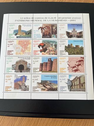 Minipliego 77, 2001 Patrimonio Mundial Humanidad