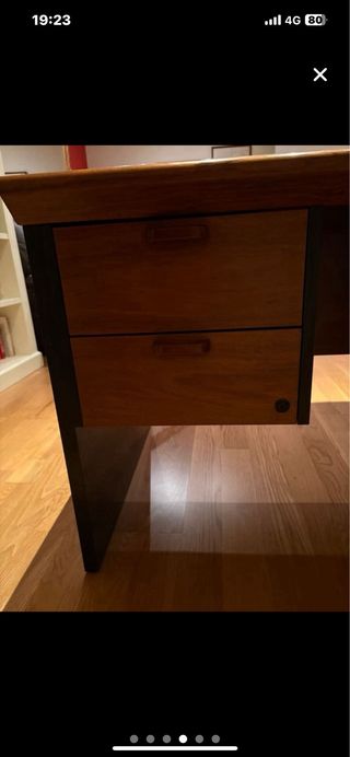 Mesa de despacho de dirección  madera cerezo