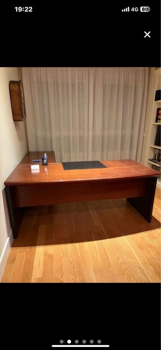 Mesa de despacho de dirección  madera cerezo