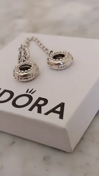 Cadena seguridad Pandora Love Family