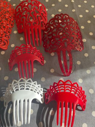 11 Peinetas Flamencas Variadas varios colores