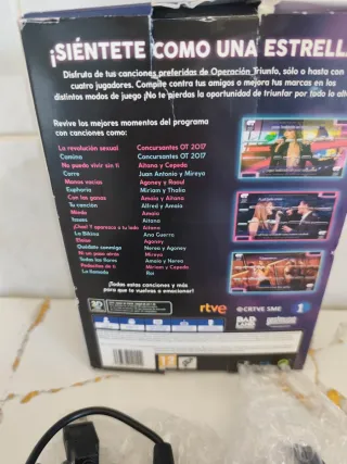 Micrófonos PS4 Operación Triunfo 2017