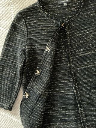 Chaqueta Massimo Dutti negra y dorada