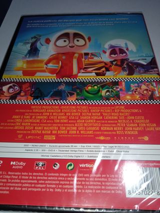 Rally Road Racers nueva DVD Película