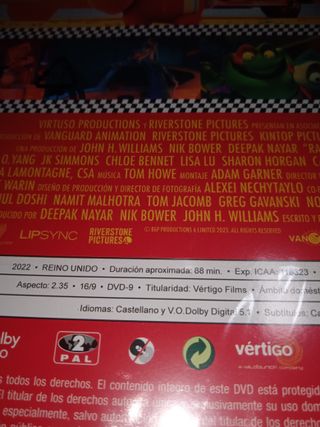 Rally Road Racers nueva DVD Película