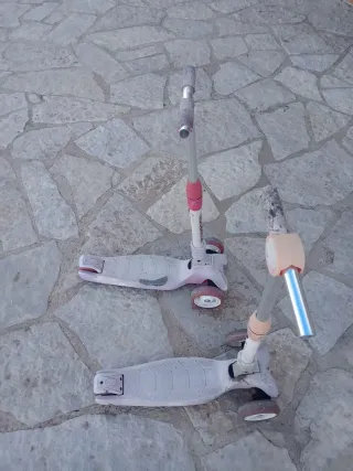 2 Patinetes infantiles 3 ruedas