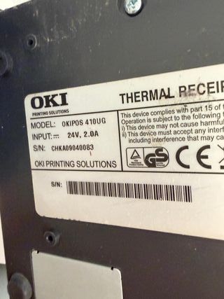 Impresora Tickets Okipos 410ug