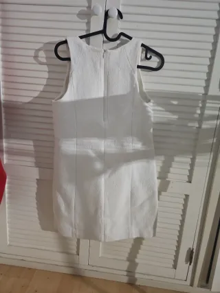 Vestido Mango Blanco Talla XS