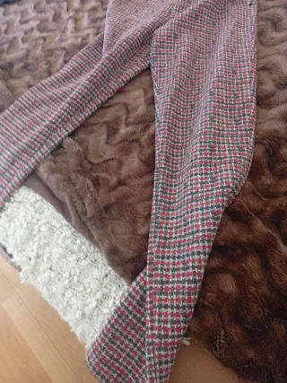 Pantalón cuadros Zara