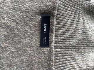 Jersey Mango cuello alto marrón talla XL