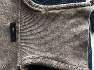 Jersey Mango cuello alto marrón talla XL