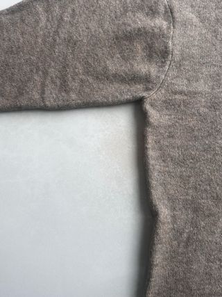 Jersey Mango cuello alto marrón talla XL