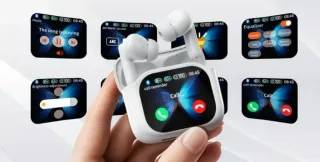 Auriculares Inteligentes LCD Táctil