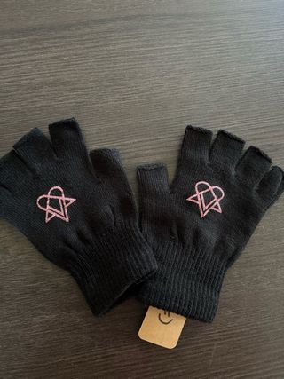 Guantes Invierno HIM Valo Negro Rosa