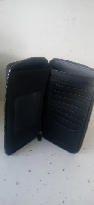 Cartera/tarjetero piel Emidio Tucci negro