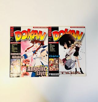 Lote 2 revistas Dokan + 3 CD-ROM anime/manga origi