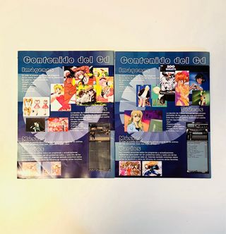 Lote 2 revistas Dokan + 3 CD-ROM anime/manga origi