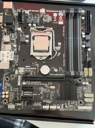 Pack Intel Core i5 4460 y Placa Gigabyte GA-B85M-D