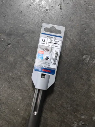 Broca Bosch SDS max-4 25mm y 22mm x 400/520mm