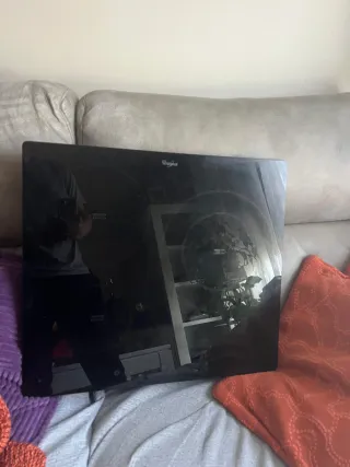 Sólo cristal placa de inducción Whirlpool