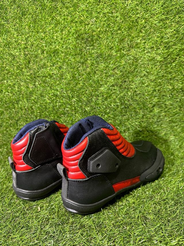 Botas minimoto QNA piel junior T36 rojas