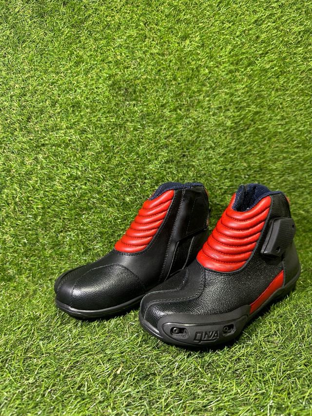 Botas minimoto QNA piel junior T36 rojas