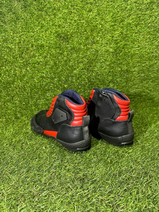 Botas minimoto QNA piel junior T36 rojas