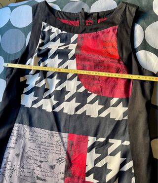 Vestido Desigual Patchwork Estampado