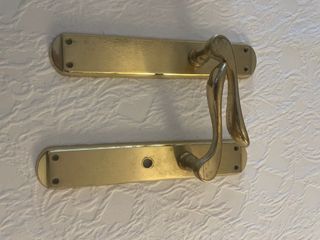 8 Pares Manillas Puerta Doradas