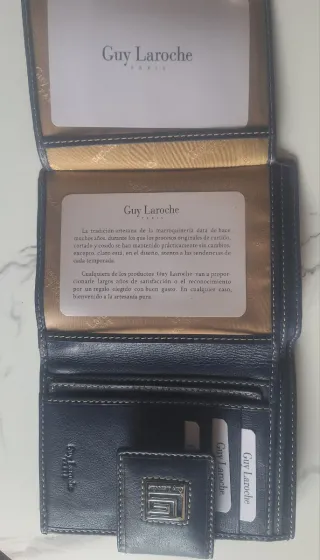 Cartera monedero de piel Guy Laroche