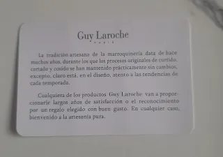Cartera monedero de piel Guy Laroche