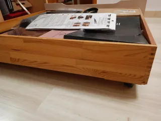 Cajoneras de madera para debajo de la cama