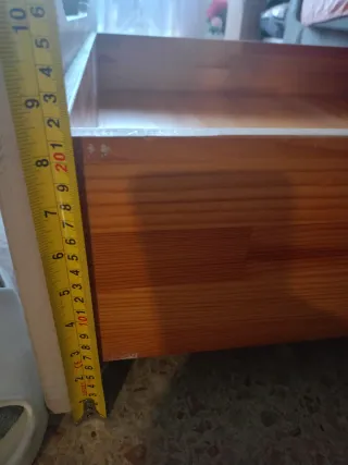 Cajoneras de madera para debajo de la cama