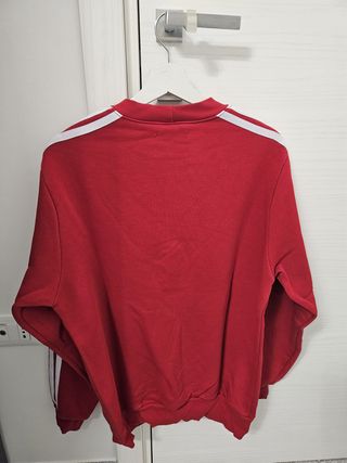 Felpa SpiccStyle rossa con bande bianche XXL