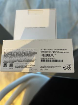 Caja Original AirPods Pro