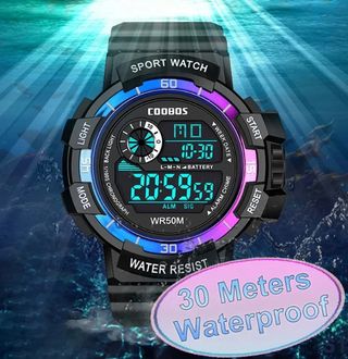 Reloj Deportivo Digital COOBOS WR50M